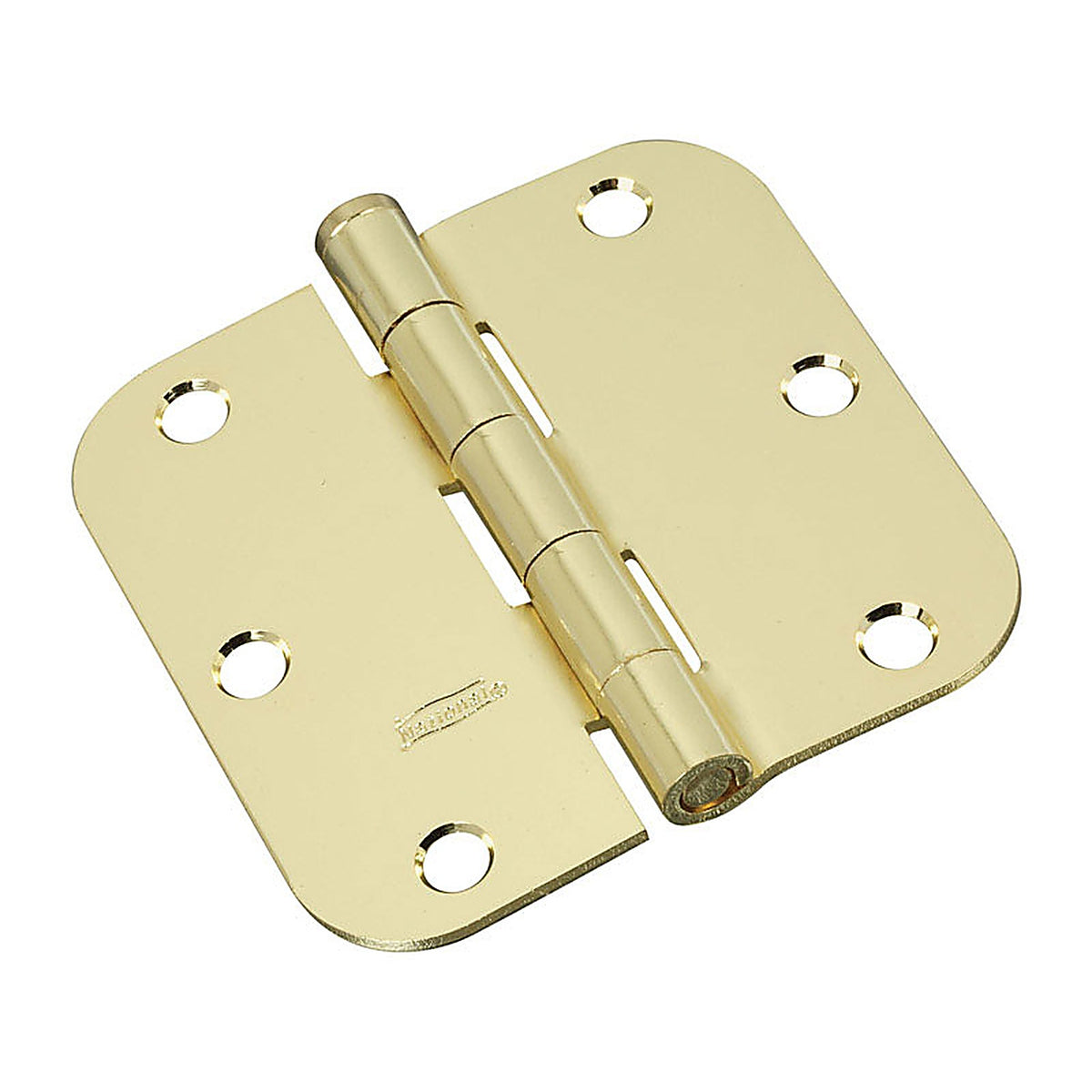 National Hardware N830-322 3-1/2 in. L Bright Brass Door Hinge 3/Pack
