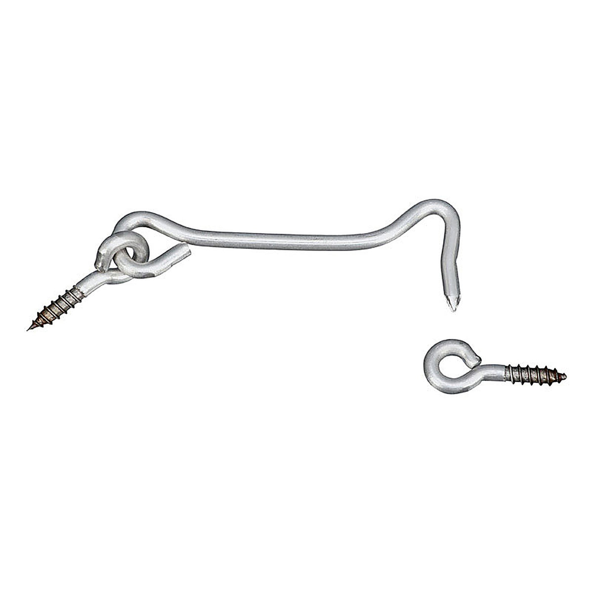 National Hardware N348-417 Silver Stainless Steel 4 in. L Hook and Eye 1/Pack