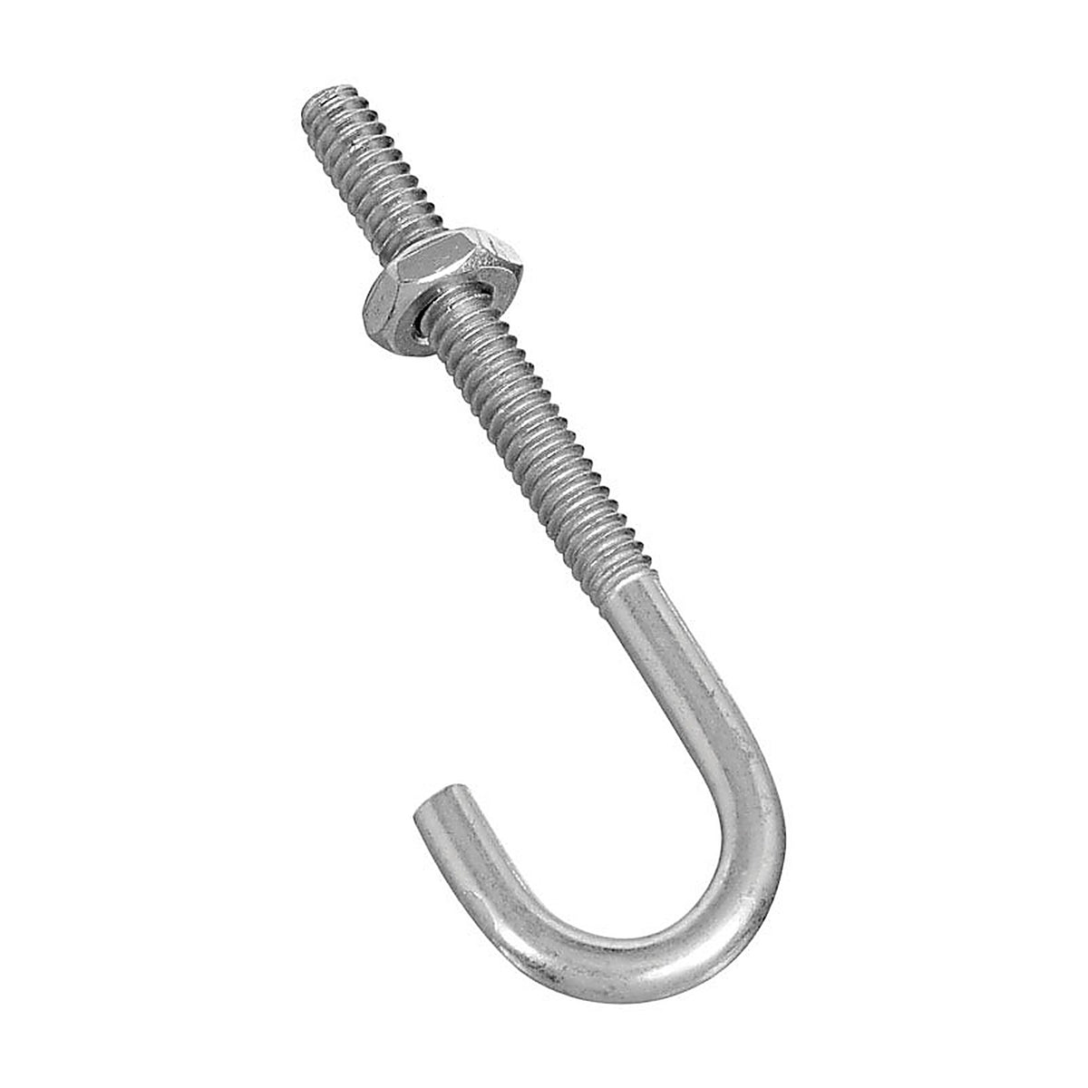 National Hardware N232-876 Zinc-Plated Silver Steel 2-1/2 in. L J-Bolt 40 lb. 1/Pack