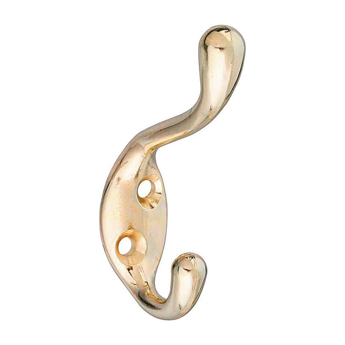 National Hardware N248-229 3.3 in. L Brass Gold Zinc Heavy Duty Garment Hook 75 lb. capacity 1/Pack