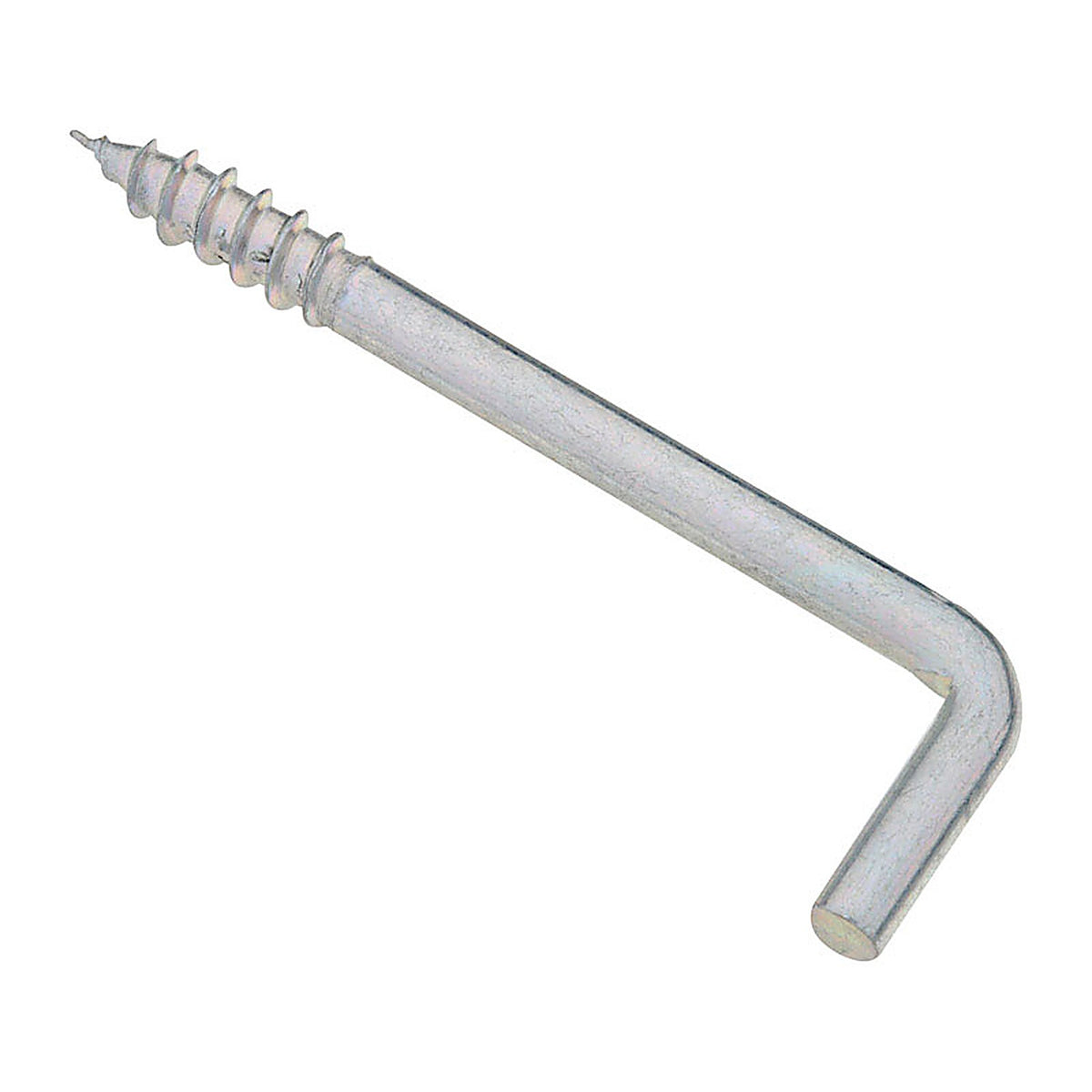 National Hardware N120-337 Zinc-Plated Silver Steel 2-5/8 in. L Square Bend Hook 5 lb. 3/Pack