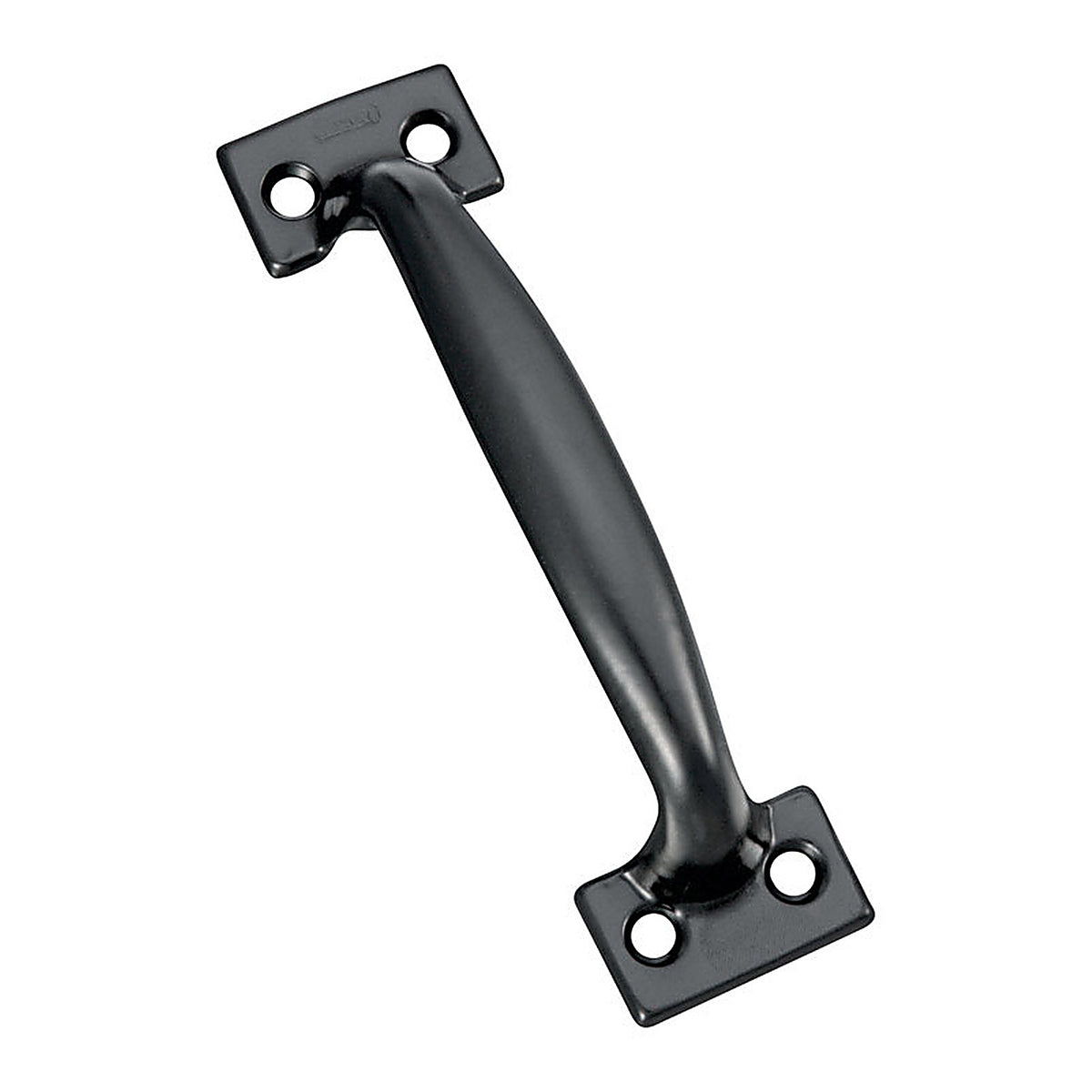 National Hardware N116-699 6-1/2 in. L Black Steel Door Pull