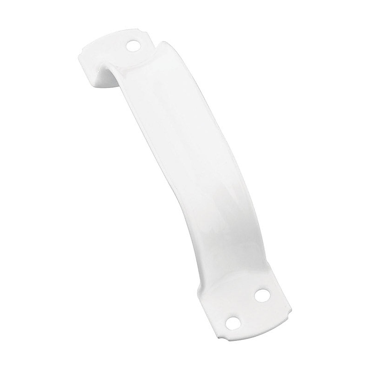 National Hardware N162-594 6-3/4 in. L Vinyl Coated White Steel Door Pull