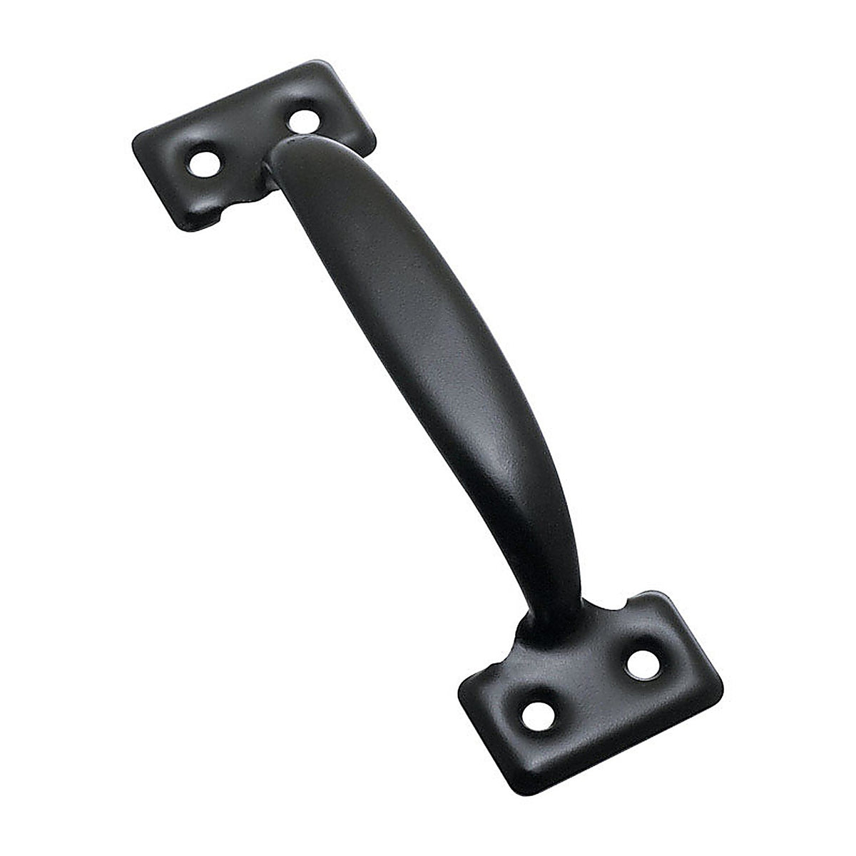 National Hardware N116-830 5-3/4 in. L Black Steel Door Pull