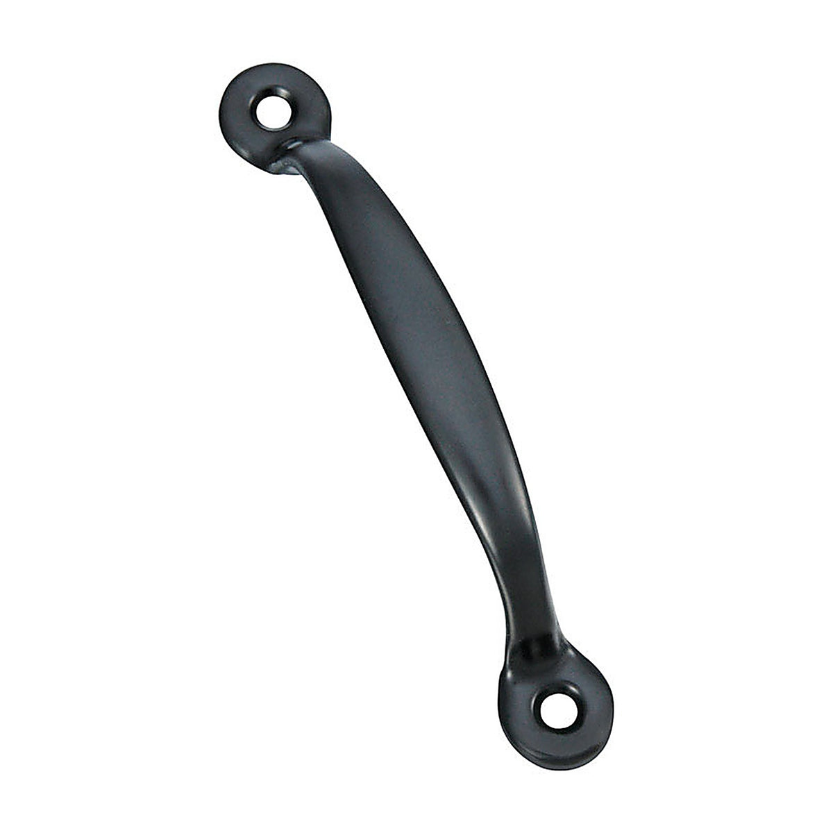 National Hardware N117-663 4-3/4 in. L Black Steel Door Pull