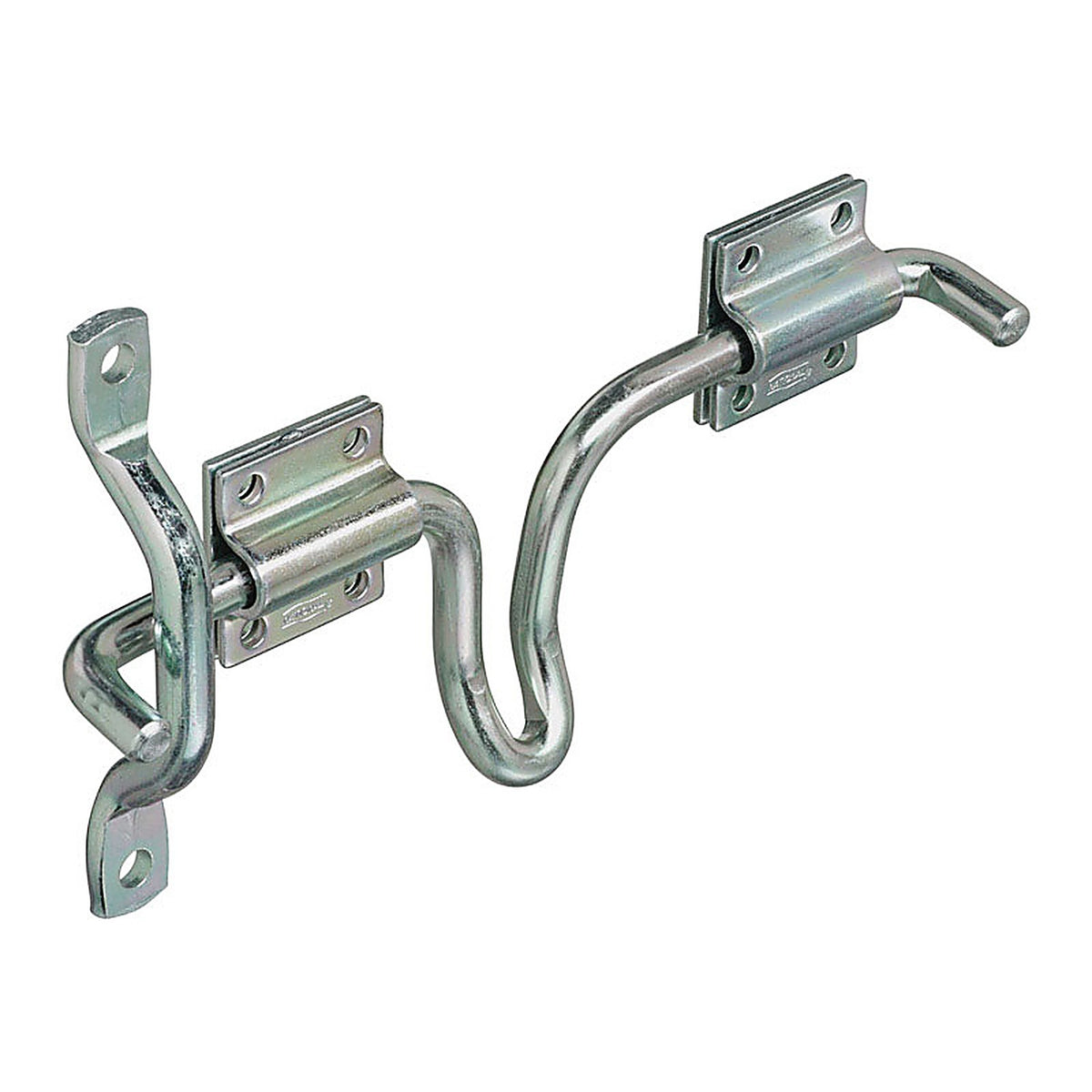 National Hardware N160-747 Zinc-Plated Silver Steel Sliding Bolt Door/Gate Latch