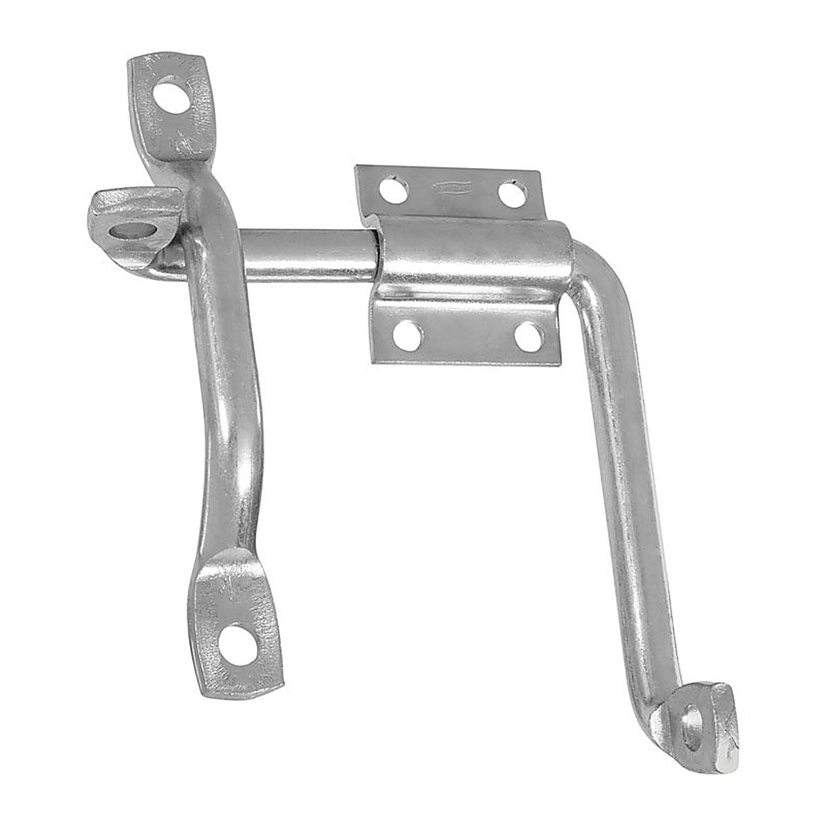 National Hardware N156-042 5.42 in. H x 0.78 in. W x 5.83 in. L Zinc-Plated Steel Slide-Action Door/Gate Latch