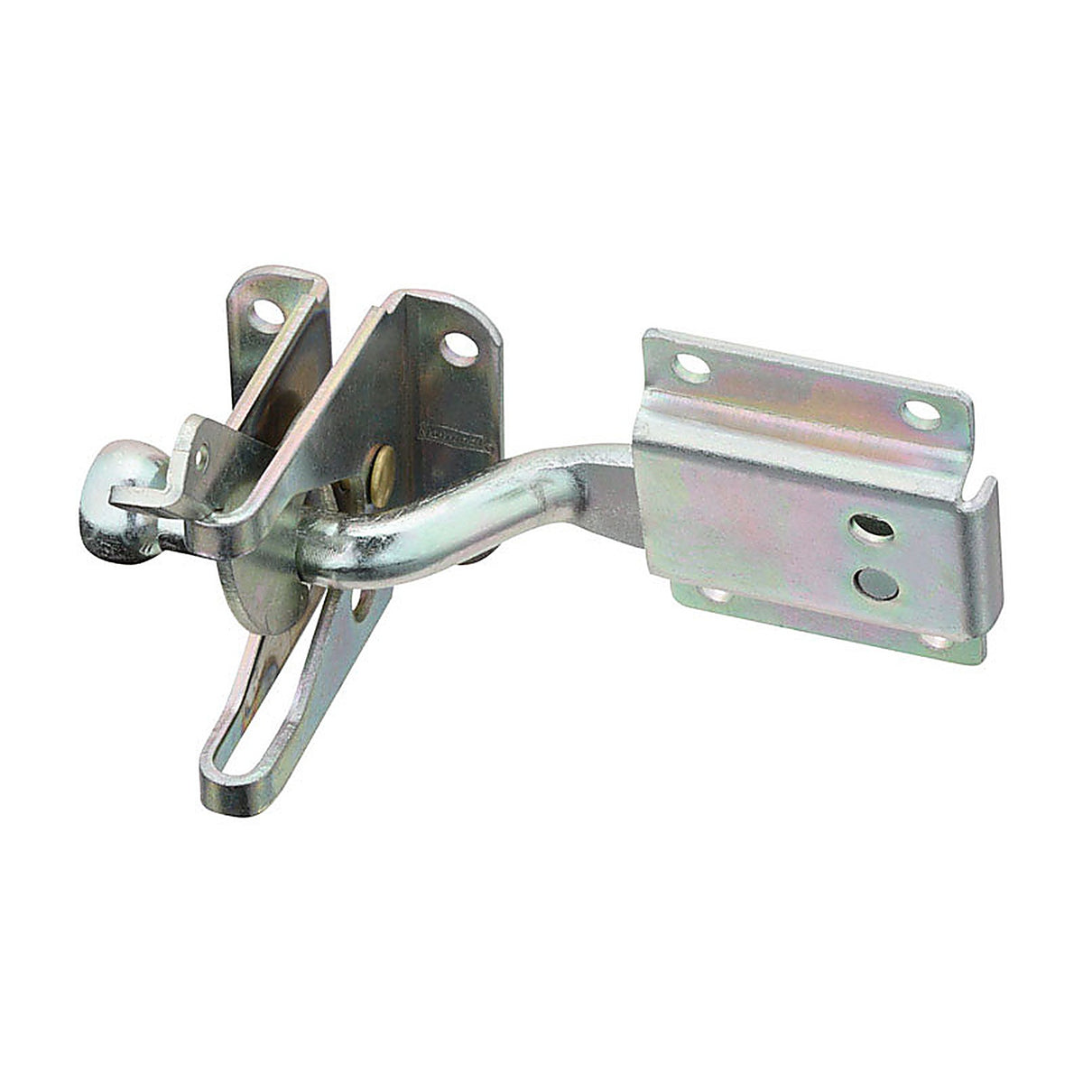 National Hardware N342-618 MaxLatch 11 in. H x 1.05 in. L Zinc-Plated Silver Steel Automatic Gate Latch