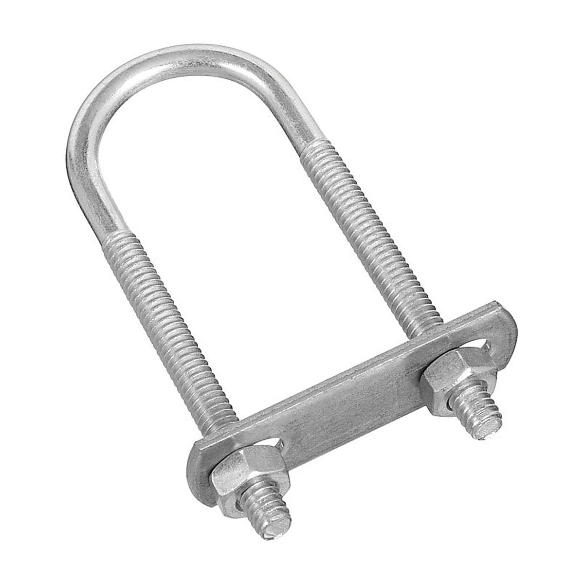 National Hardware N222-109 1/4 in. x 1-1/8 in. W x 3-1/2 in. L Coarse Zinc-Plated Steel U-Bolt