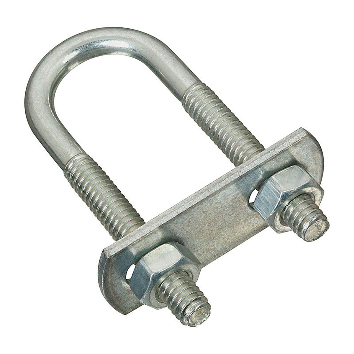 National Hardware N222-075 1/4 in. x 3/4 in. W x 2-1/2 in. L Coarse Zinc-Plated Steel U-Bolt