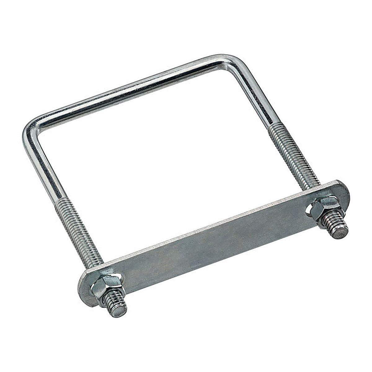 National Hardware N222-398 3/8 in. x 4 in. W x 5 in. L Coarse Zinc-Plated Steel Square U-Bolt
