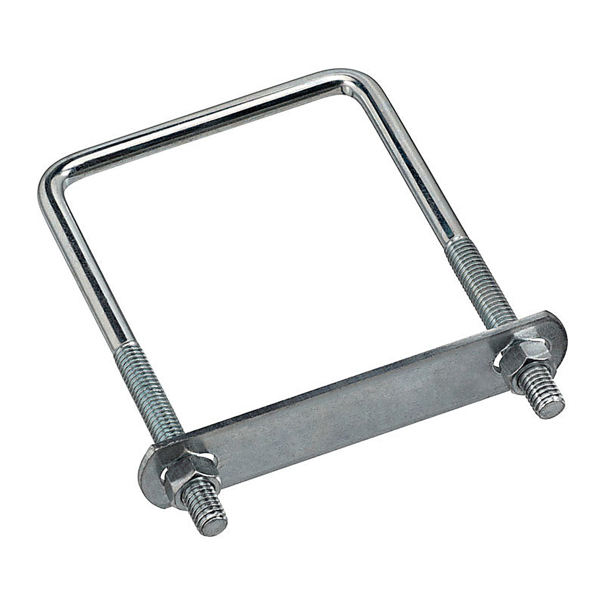 National Hardware N245-001 3/8 in. x 3-5/8 in. W x 5 in. L Coarse Zinc-Plated Steel Square U-Bolt