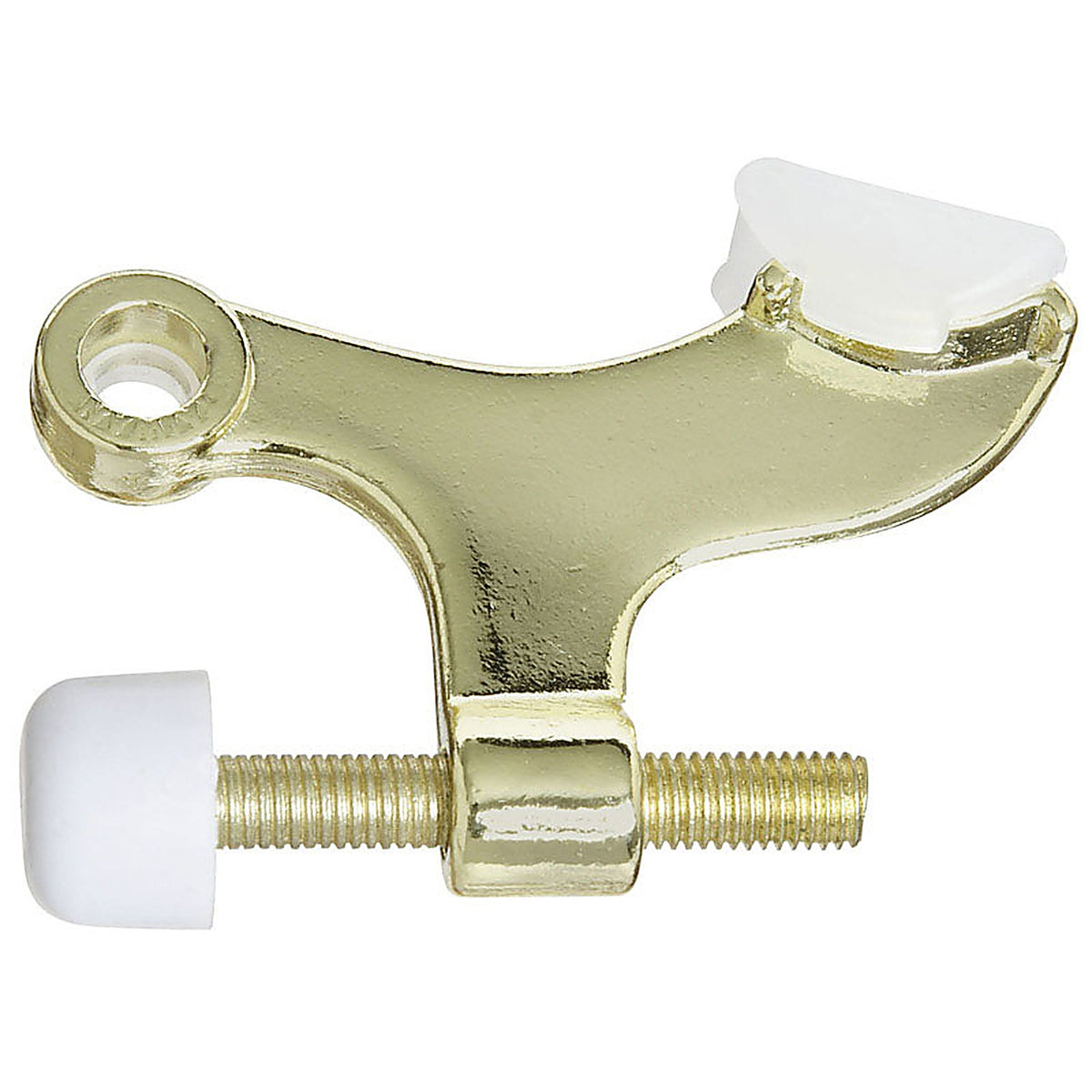 National Hardware N279-695 Zinc Brass Gold Hinge Pin Door Stop Mounts to door