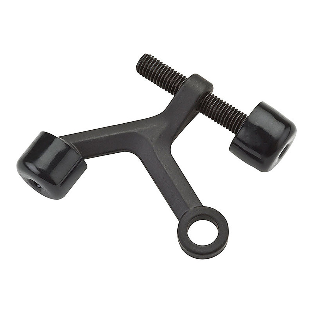 National Hardware N830-123 Zinc Oil Rubbed Bronze Brown Hinge Pin Door Stop Mounts to door