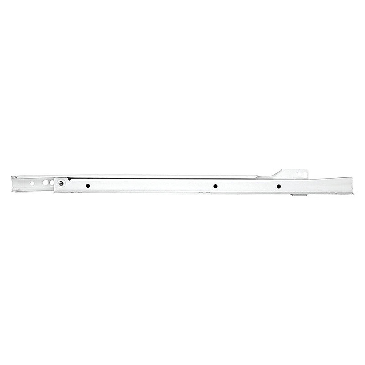 Knape & Vogt 1805RP WH 450 18 in. L Steel Ball-Bearing Rollers Euro Self-Close Drawer Slide 2/Pack