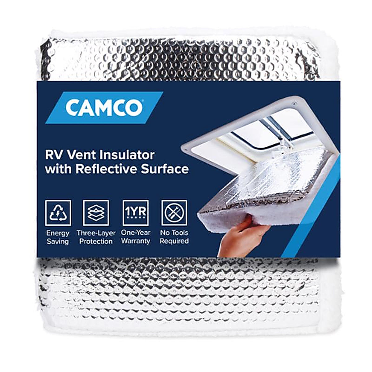 Camco 45192 Sunshield RV Thermal Vent Insulator 1/Pack