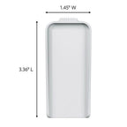3M 17044-ES Plastic Coated White Plastic Canvas Picture Hanger 1/Pack 3 lb.