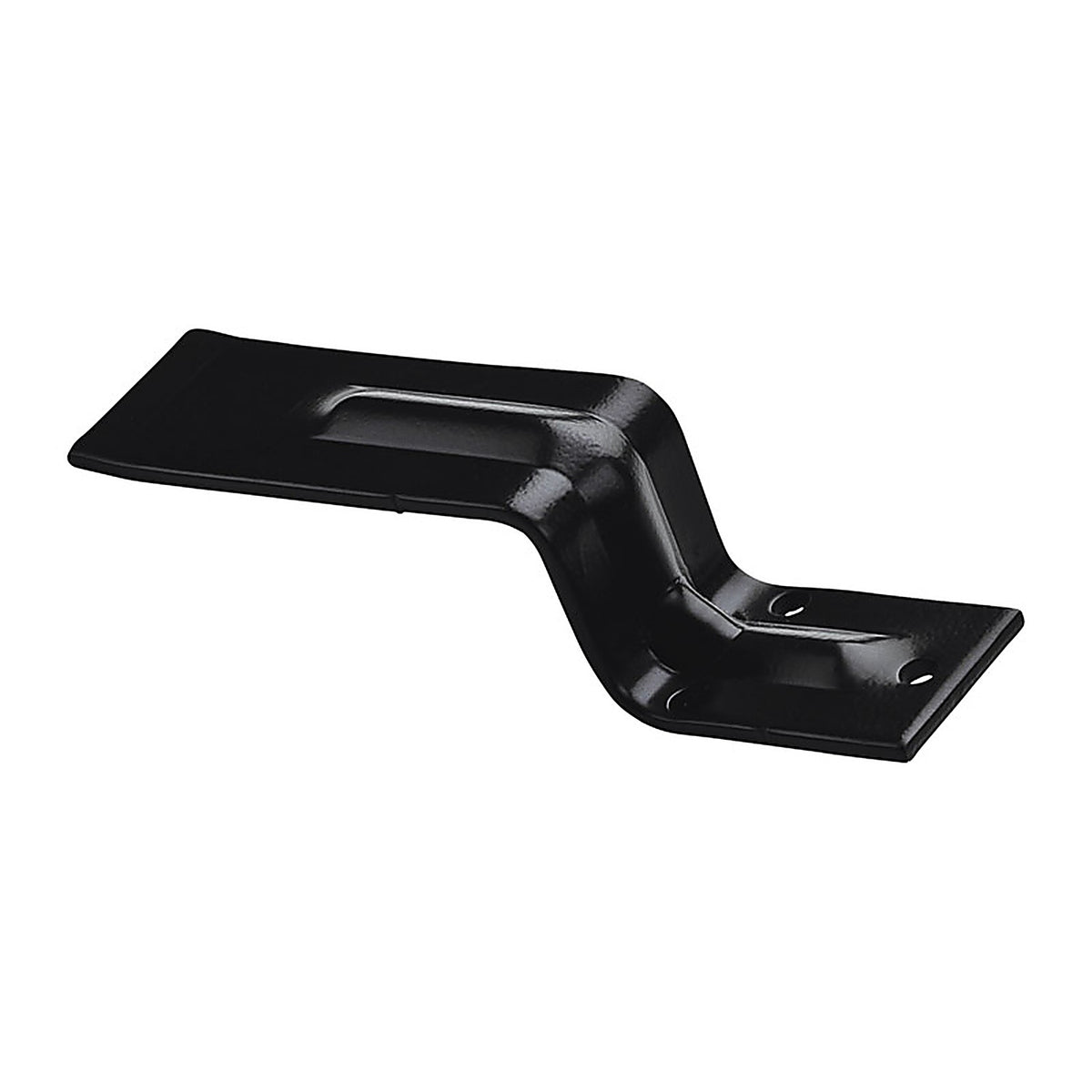National Hardware N351-503 Gloss Black Hot Rolled Steel Open Bar Holder 1/Pack
