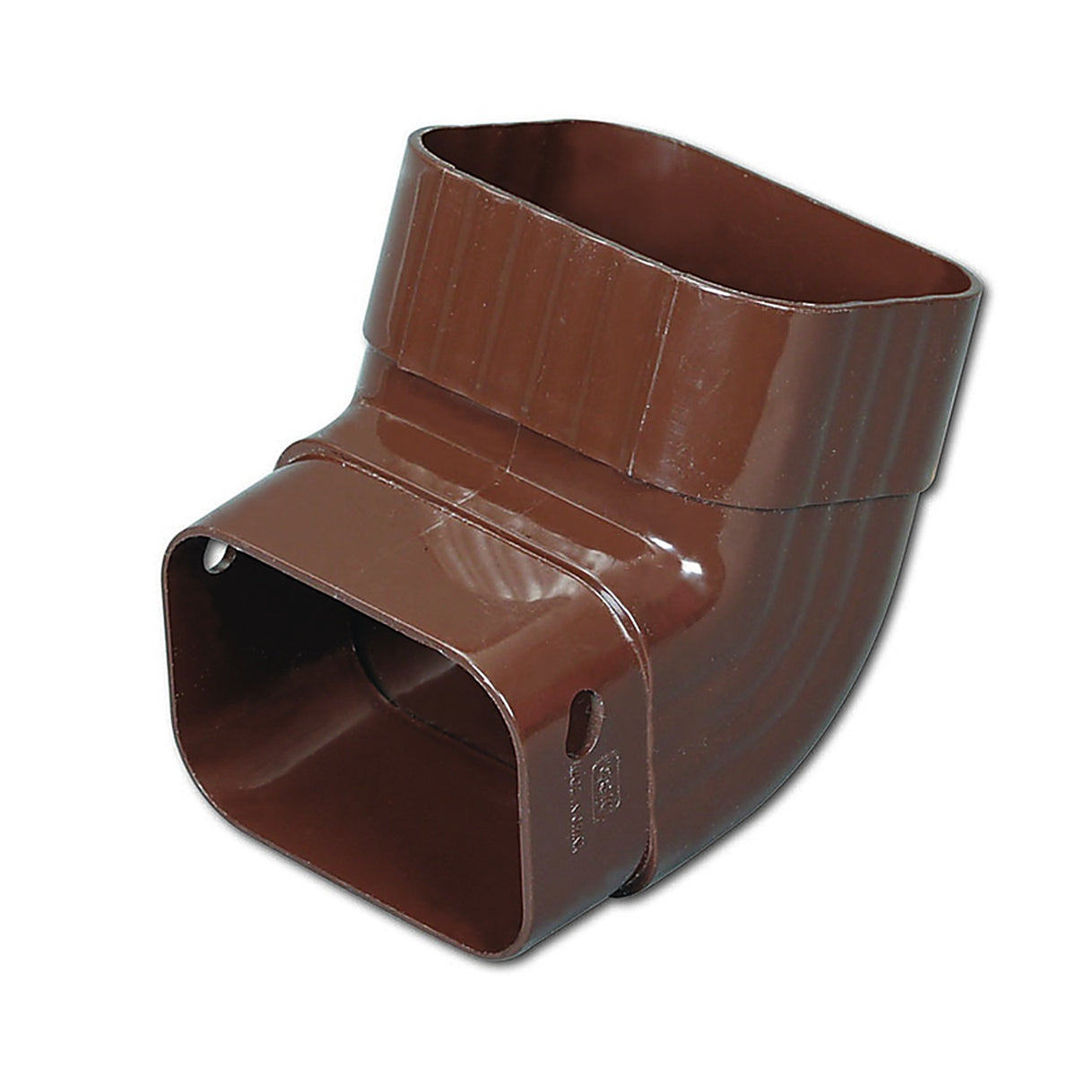 Amerimax M1627 4.25 in. H x 3.25 in. W x 4.25 in. L Brown Vinyl Traditional Gutter Elbow