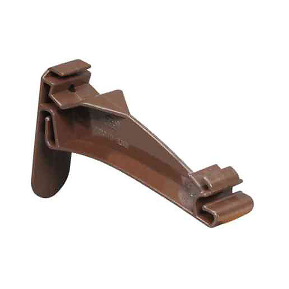 Amerimax M1722B 3.3 in. H x 3.75 in. W x 4.5 in. L Brown Vinyl Hidden Hook