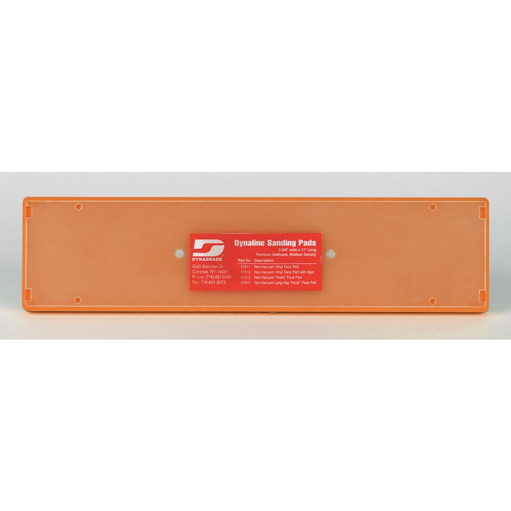 DYNABRADE 57511 2-3/4" (70 mm) W x 11" (279 mm) L Non-Vacuum File Board Disc Pad, Vinyl-Face