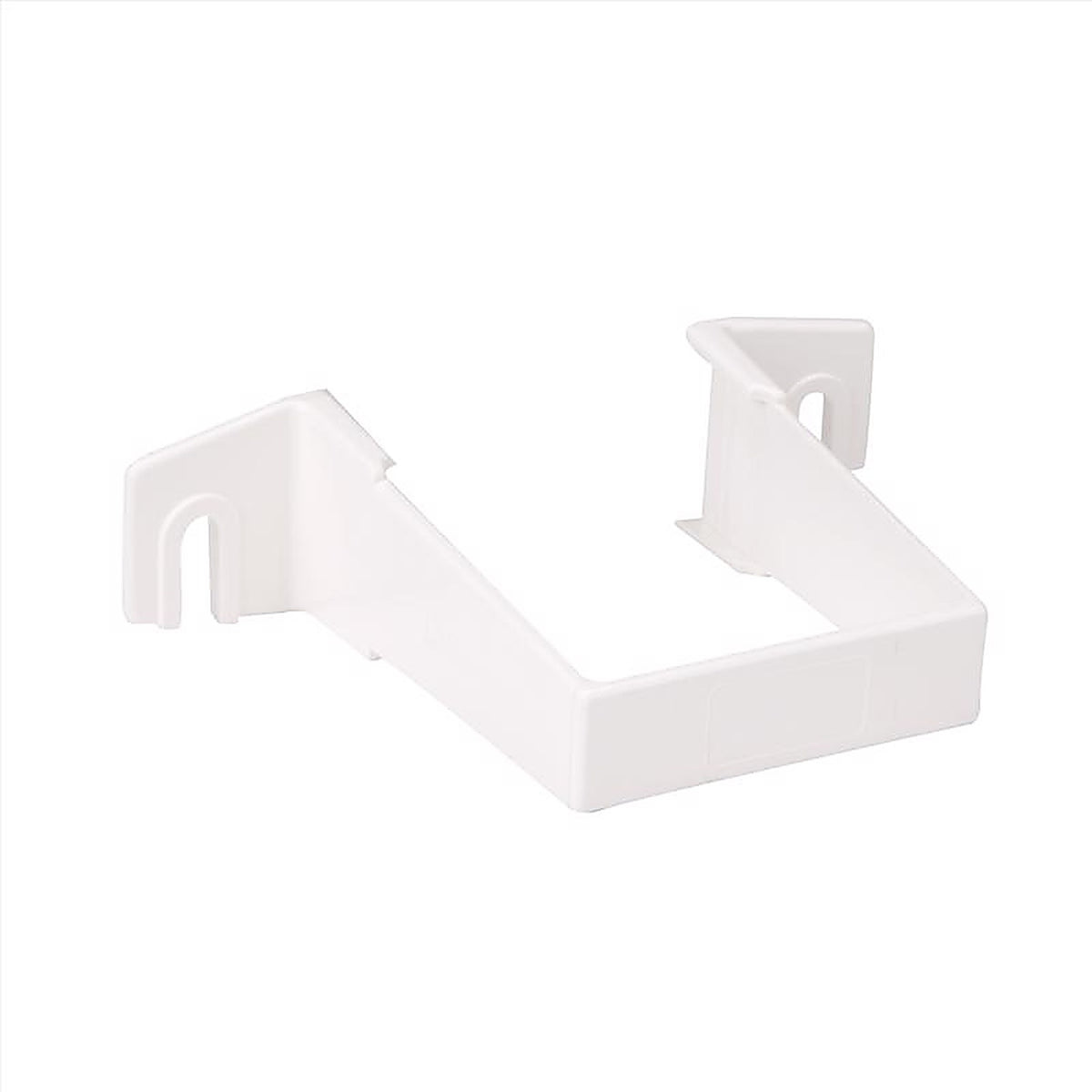 Amerimax T0534 3.3 in. H x 1 in. W x 4.3 in. L White Vinyl Contemporary Downspout Bracket