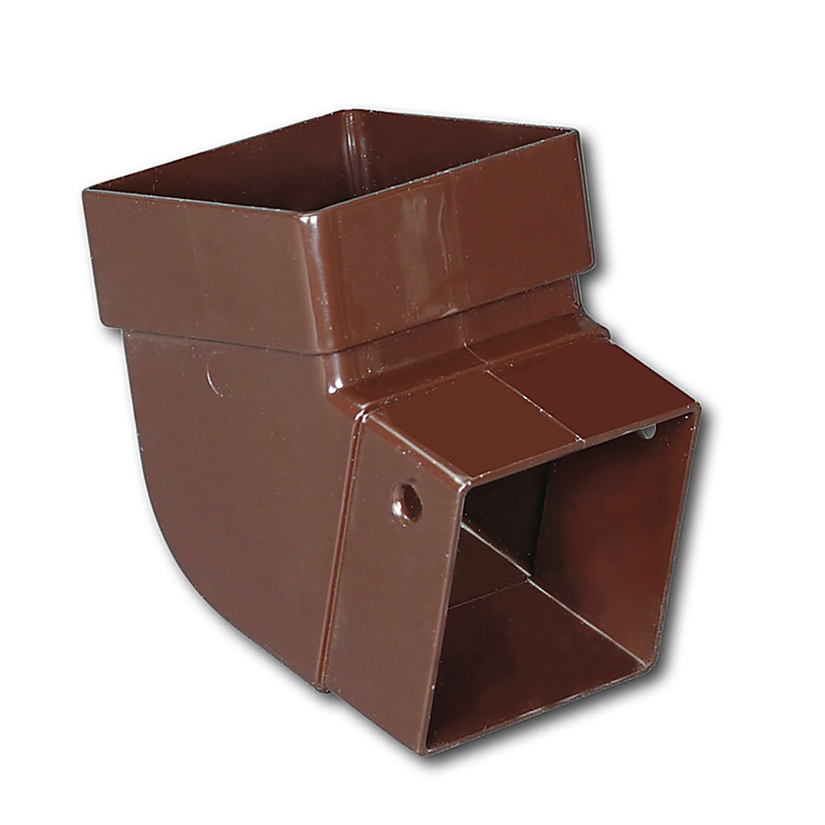 Amerimax T1525 3.88 in. H x 3.63 in. W x 3.63 in. L Brown Vinyl Contemporary Gutter Elbow