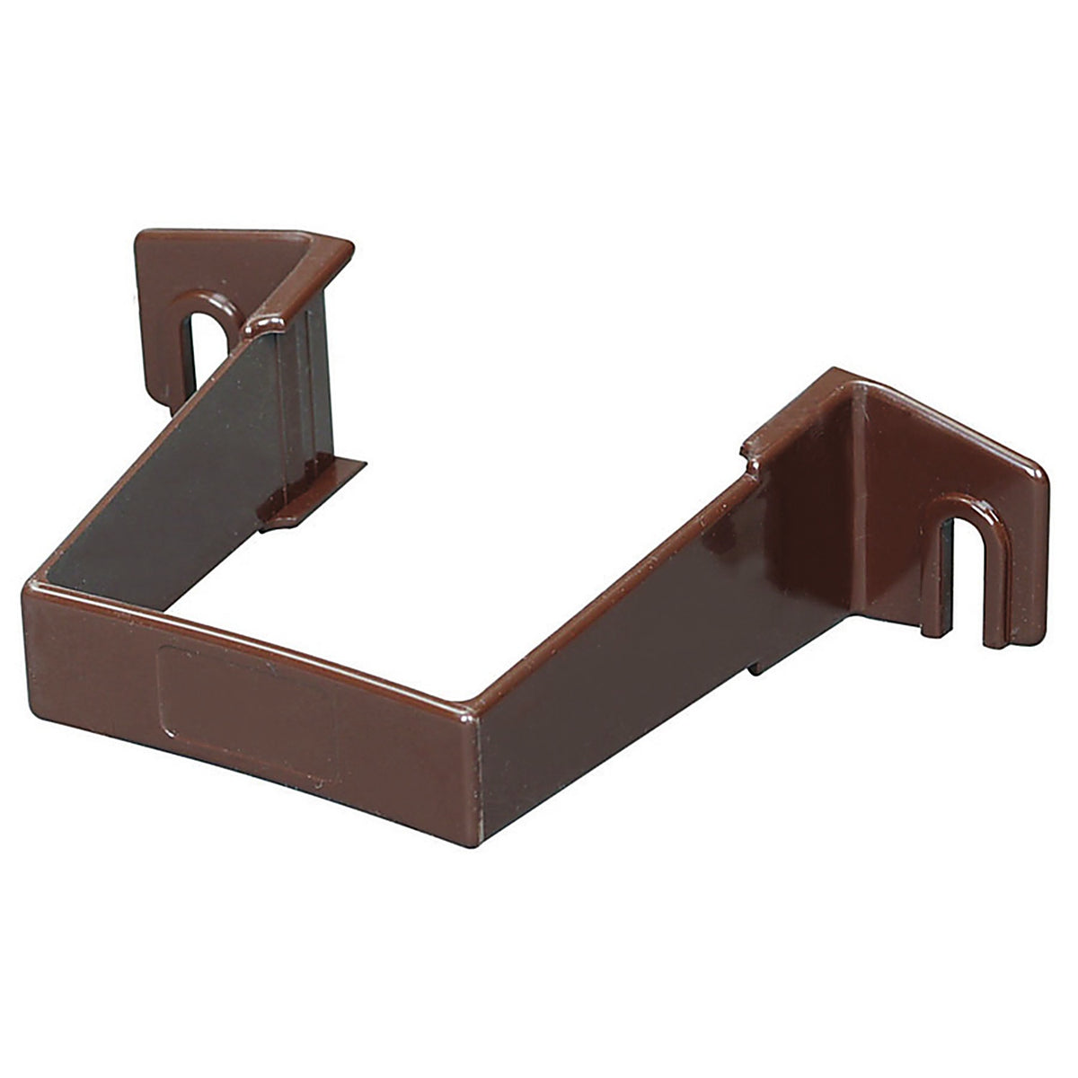 Amerimax T1534 3.3 in. H x 2 in. W x 4.3 in. L Brown Vinyl Contemporary Downspout Bracket