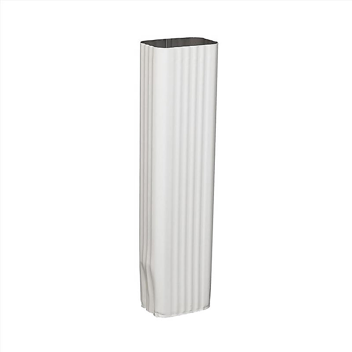 Amerimax 47075 3 in. H x 4.25 in. W x 15 in. L White Aluminum Downspout Extension
