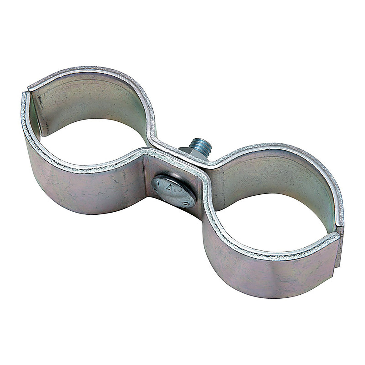 National Hardware N344-648 2 in. L Zinc-Plated Silver Steel Gate Pipe Clamp 1/Pack