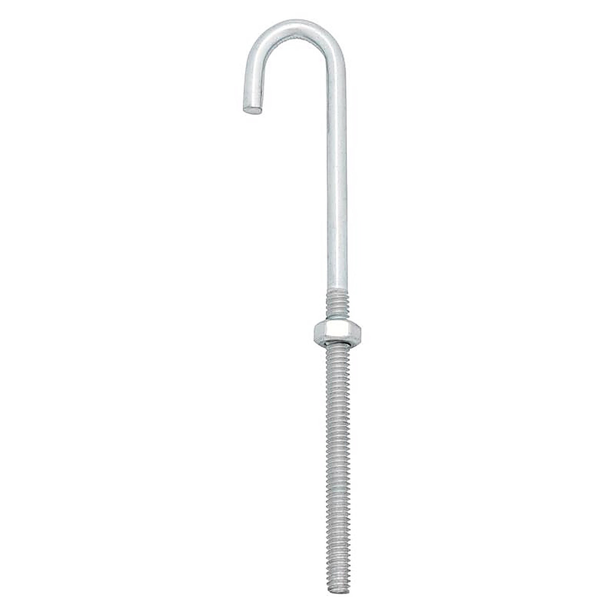 Hampton 02-3459-858 Small Zinc-Plated Silver Zinc 1 in. L J-Bolt 115 lb. 1/Pack