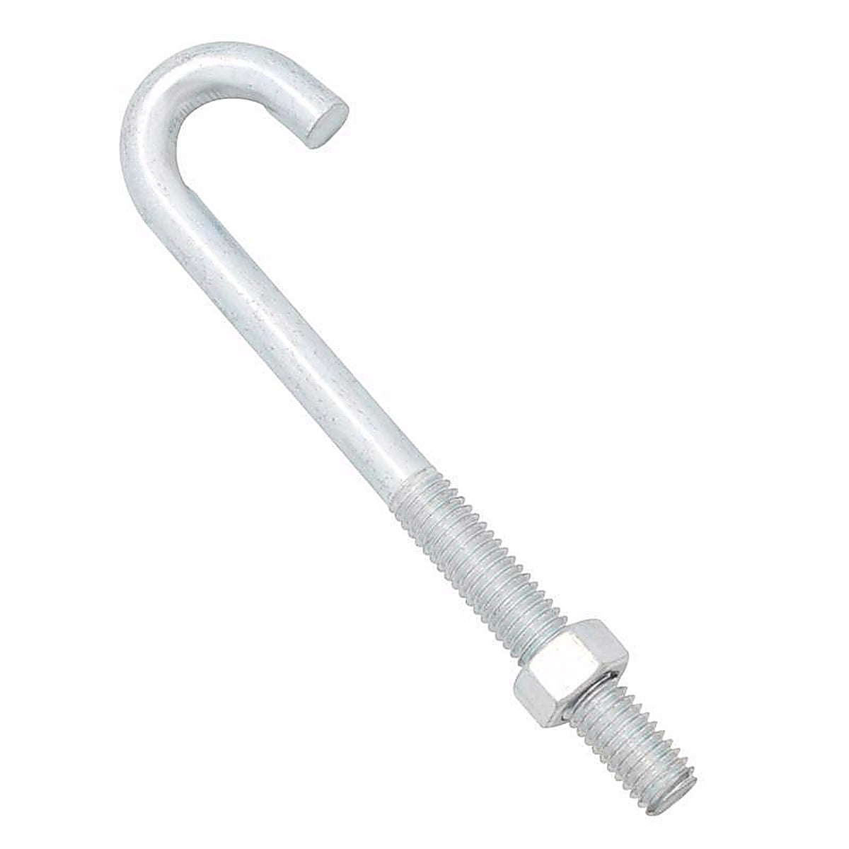 Hampton 02-3459-869 Small Zinc-Plated Silver Zinc 1 in. L J-Bolt 375 lb. 1/Pack