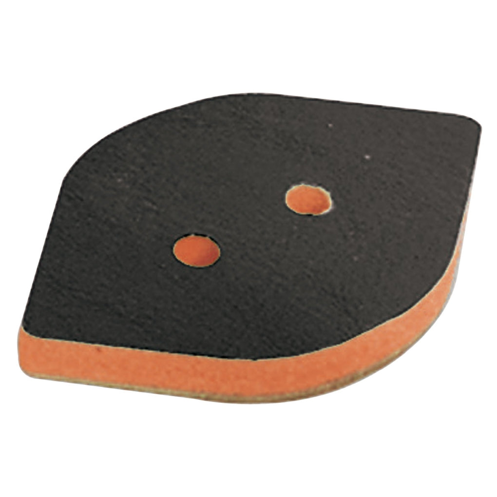 DYNABRADE 57952 3-3/4" (95 mm) W x 2-3/8" (60 mm) L Non-Vacuum Dynafine Tear Drop Disc Pad, Vinyl-Face
