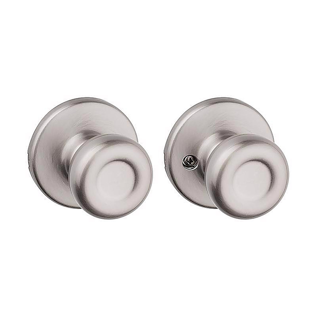 Kwikset 92001-508 Tylo Satin Nickel Steel Passage Door Knob 3 Right or Left Handed