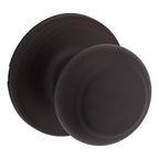 Kwikset 92001-511 Cove Venetian Bronze Steel Passage Door Knob 3 Right or Left Handed