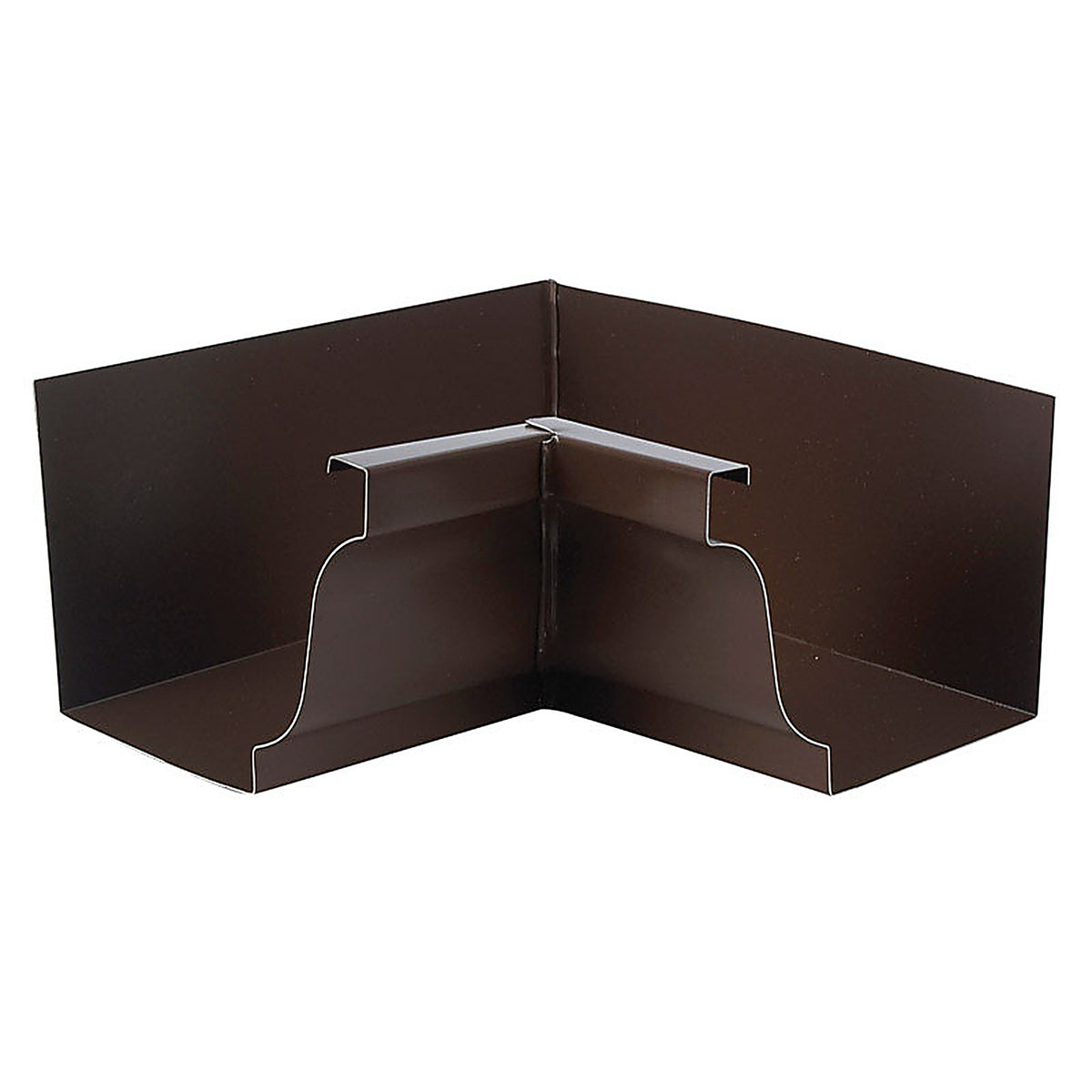 Amerimax 2520119 3.75 in. H x 7.5 in. W x 7.5 in. L Brown Aluminum K Inside Miter