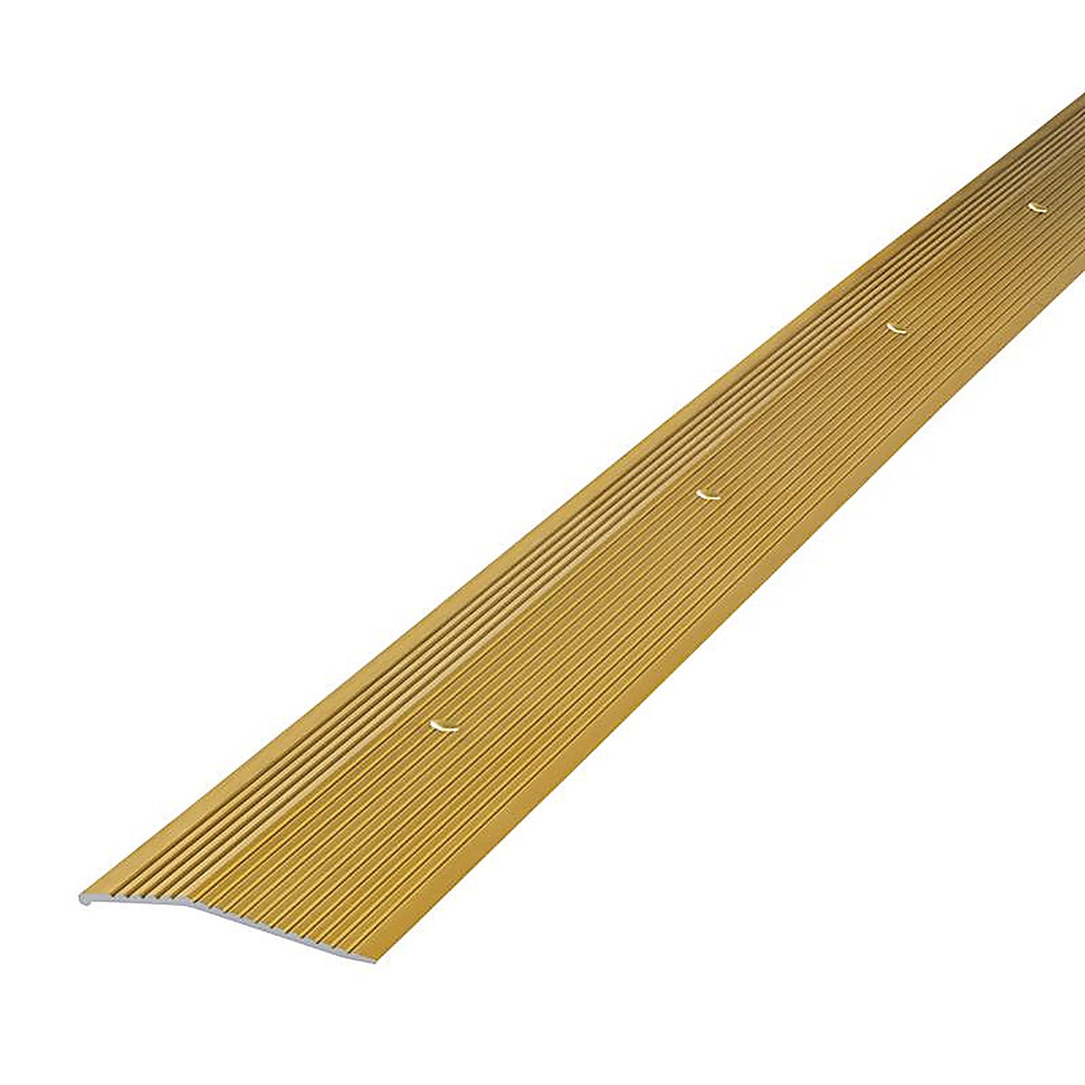 M-D 79244 36 in. L Prefinished Satin Brass Aluminum Carpet Trim