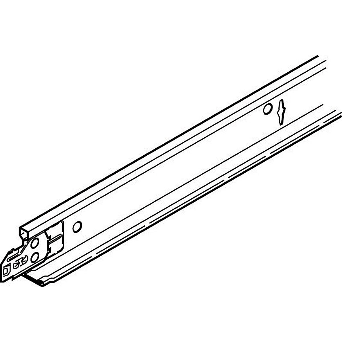 USG 209891 Donn Brand SDX/SDXL216 1 in. L x 0.942 in. W Cross Tee 1/Pack