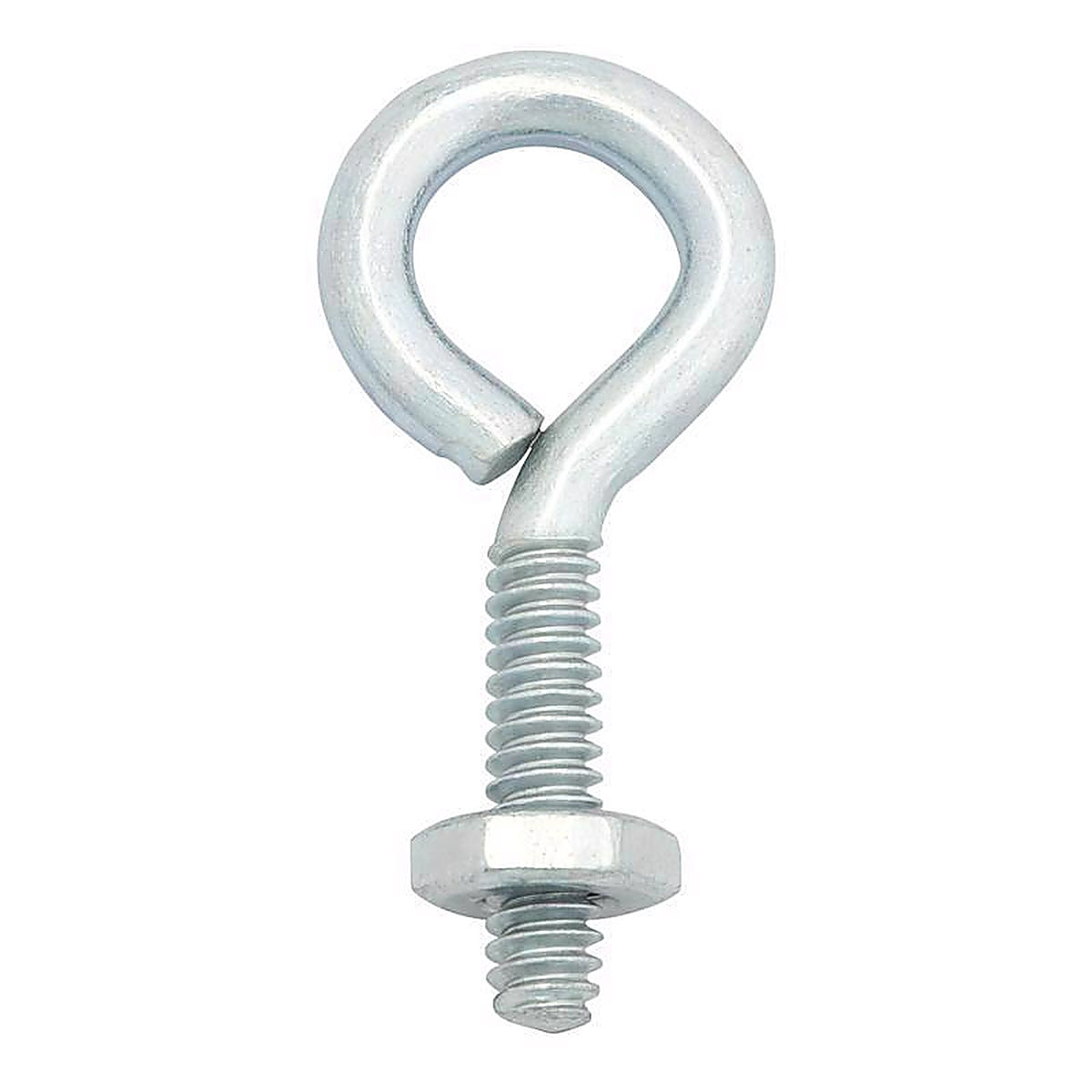Hampton 02-3456-230 3/16 in. x 1-1/2 in. L Zinc-Plated Steel Eyebolt Nut Included