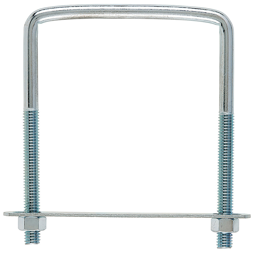 Hampton 02-3452-505 3/8 in. x 4 in. W x 5 in. L Coarse Zinc-Plated Steel Square Bend U Bolt