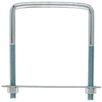 Hampton 02-3452-505 3/8 in. x 4 in. W x 5 in. L Coarse Zinc-Plated Steel Square Bend U Bolt