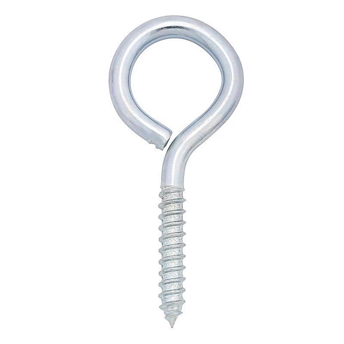 Hampton 02-3463-257 3/8 in. x 4 in. L Zinc-Plated Steel Lag Thread Eyebolt