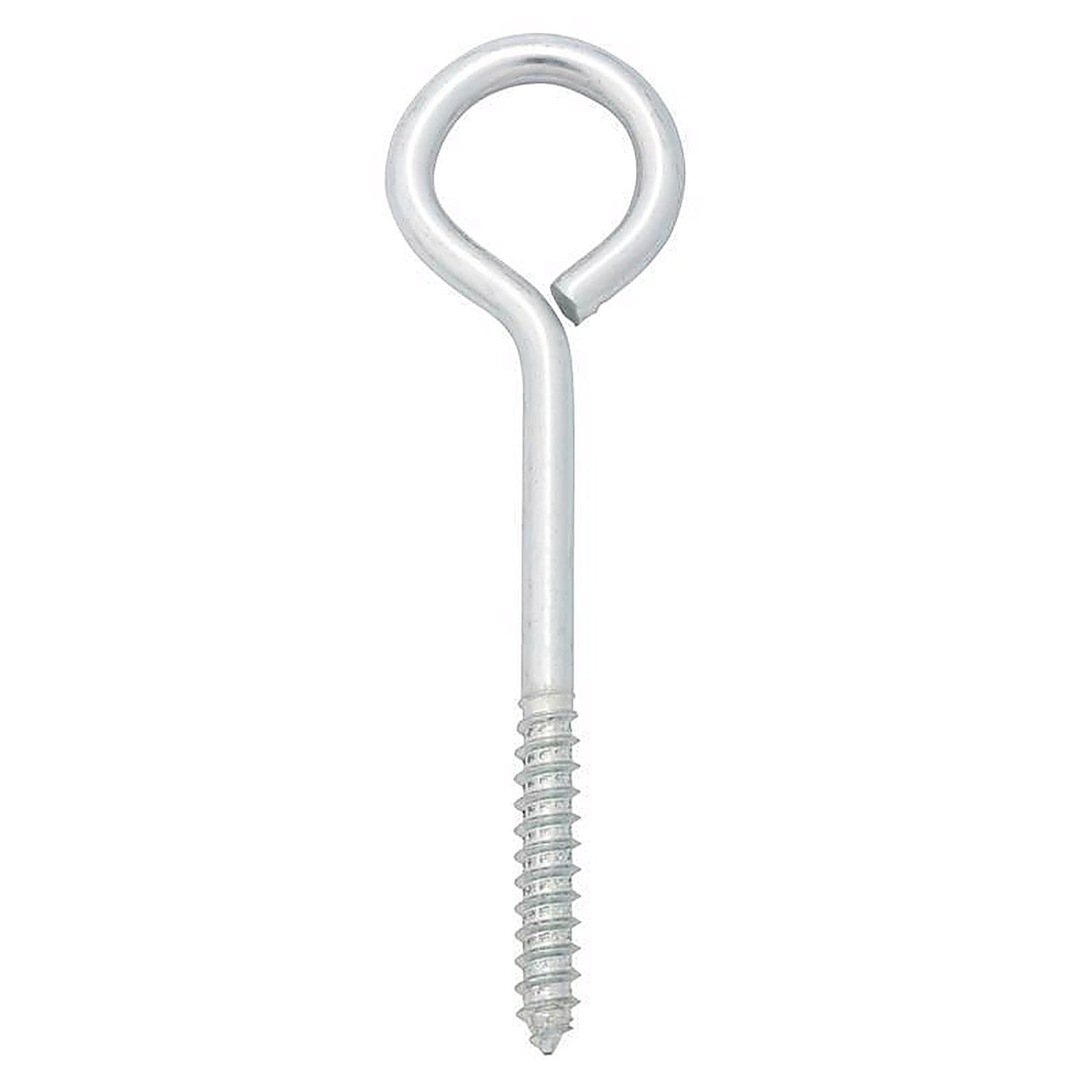 Hampton 02-3463-265 3/8 in. x 6 in. L Zinc-Plated Steel Lag Thread Eyebolt