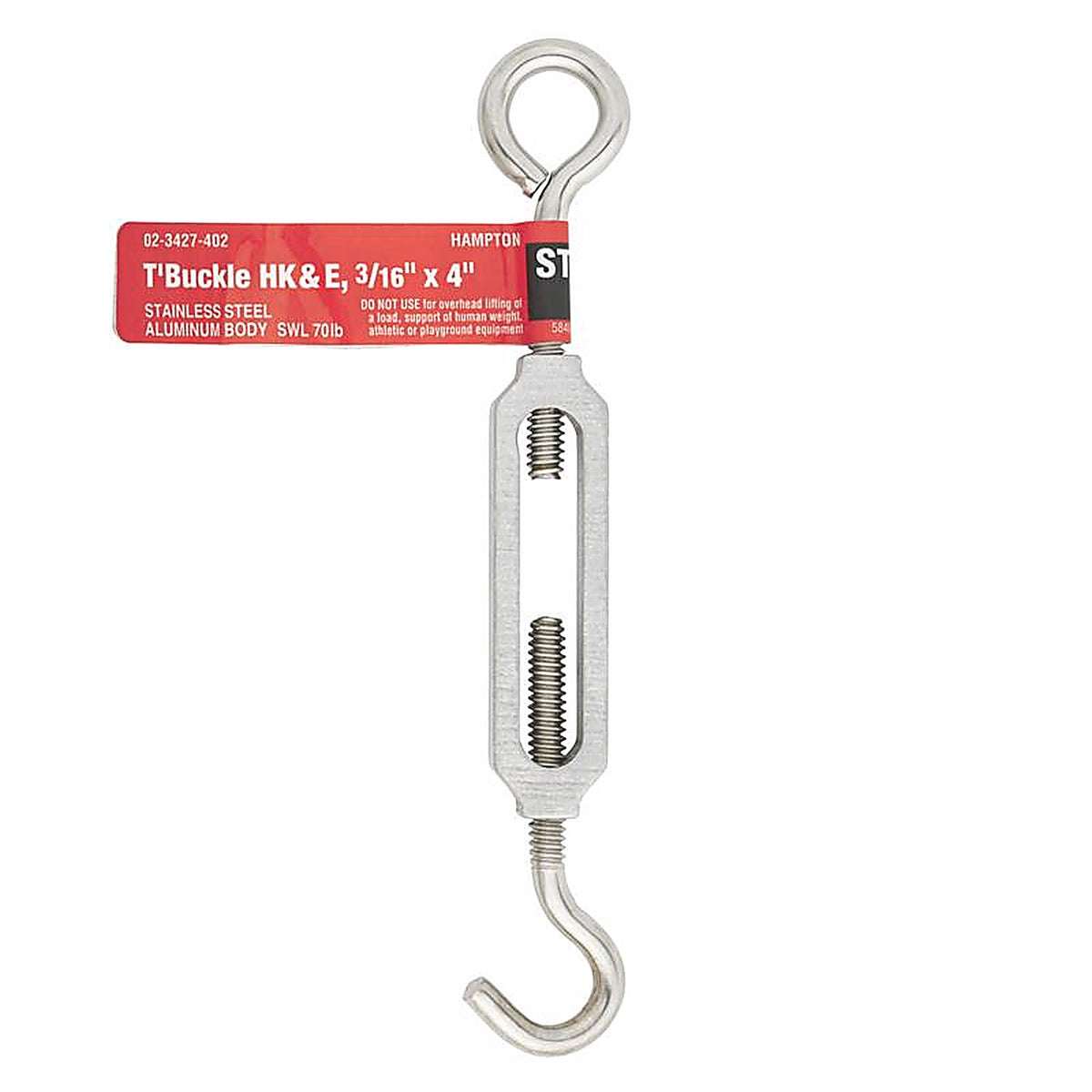 Hampton 02-3427-402 Stainless Steel Turnbuckle 70 lb.