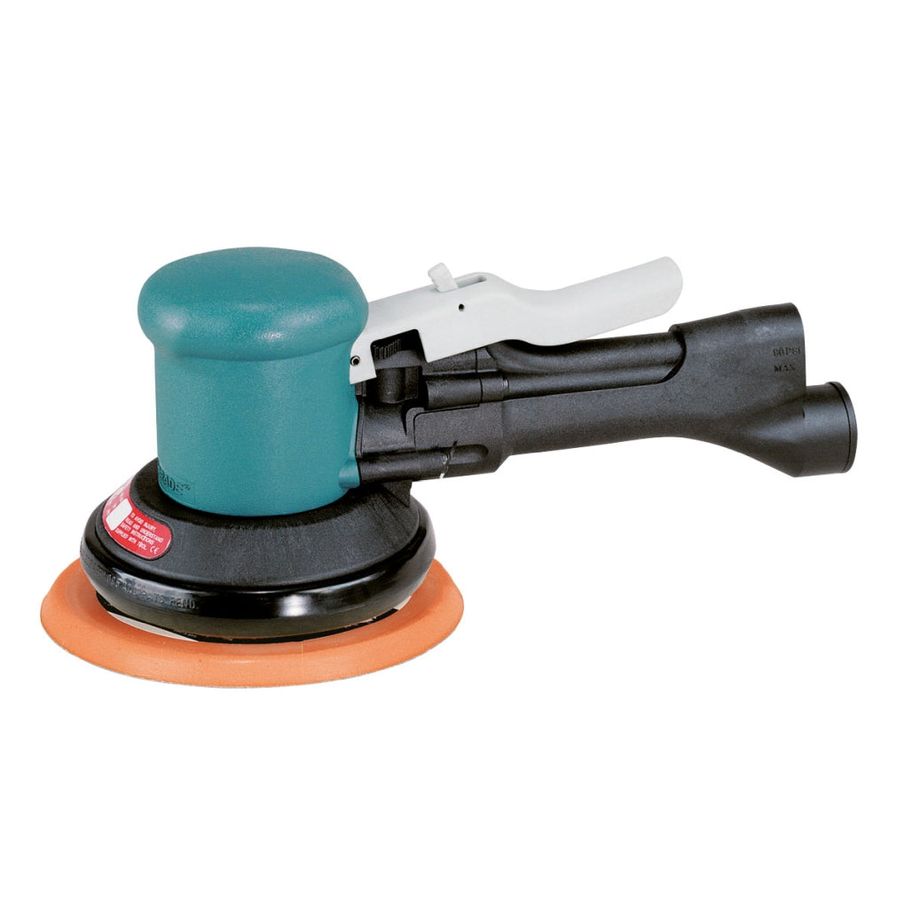 DYNABRADE 58405 6" (152 mm) Dia. Two-Hand Dynorbital Random Orbital Sander, Non-Vacuum