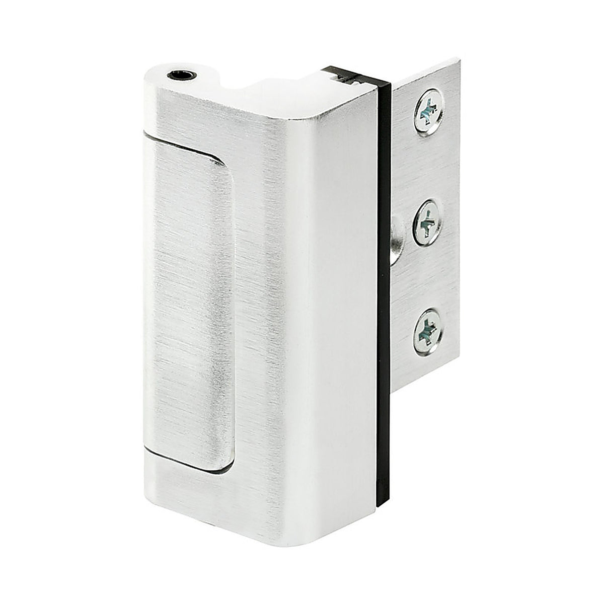 Prime-Line U 11325 Brushed Chrome Silver Aluminum Entry Door Blocker 1/Pack