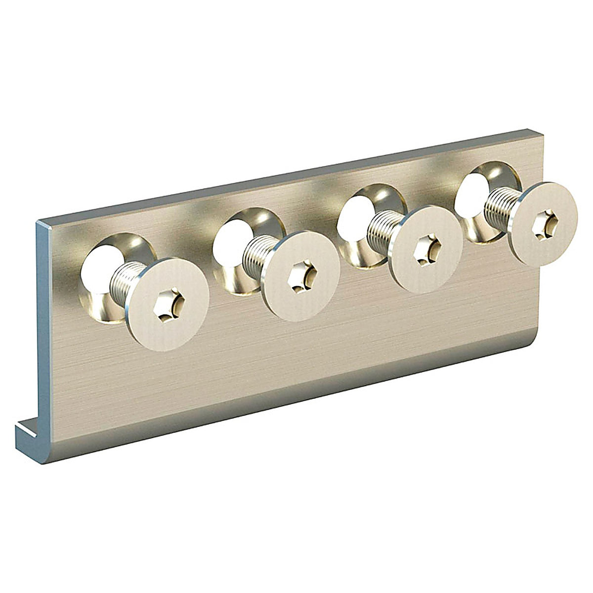 National Hardware N187-003 Satin Steel Sliding Door Hardware Connecting Adapter 1/Pack