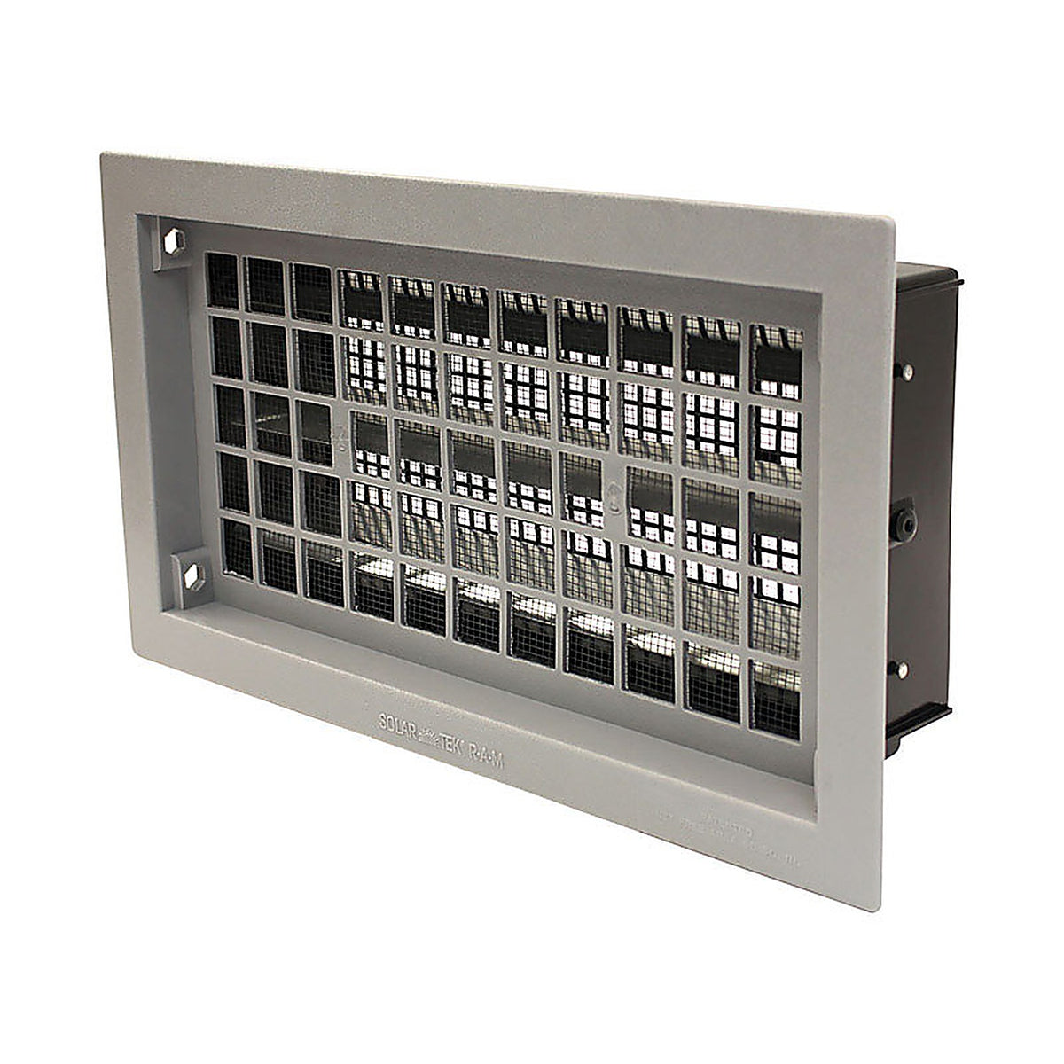 Air Vent RAGR 8 in. H x 16 in. W Gray Plastic Automatic Foundation Vent