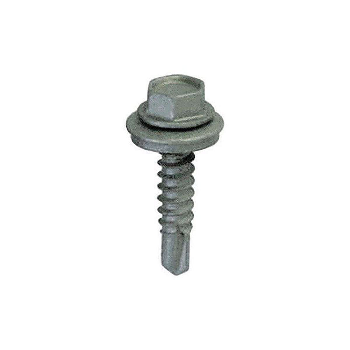 Teks 21416 No. 12 Sizes x 2 in. L Self-Tapping Hex Washer Head Steel Self- Drilling Screws 50/Pack