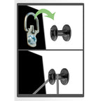 Hangman BCD-2 Black Hanger 100 lb. Double Headed Hanger 2 each